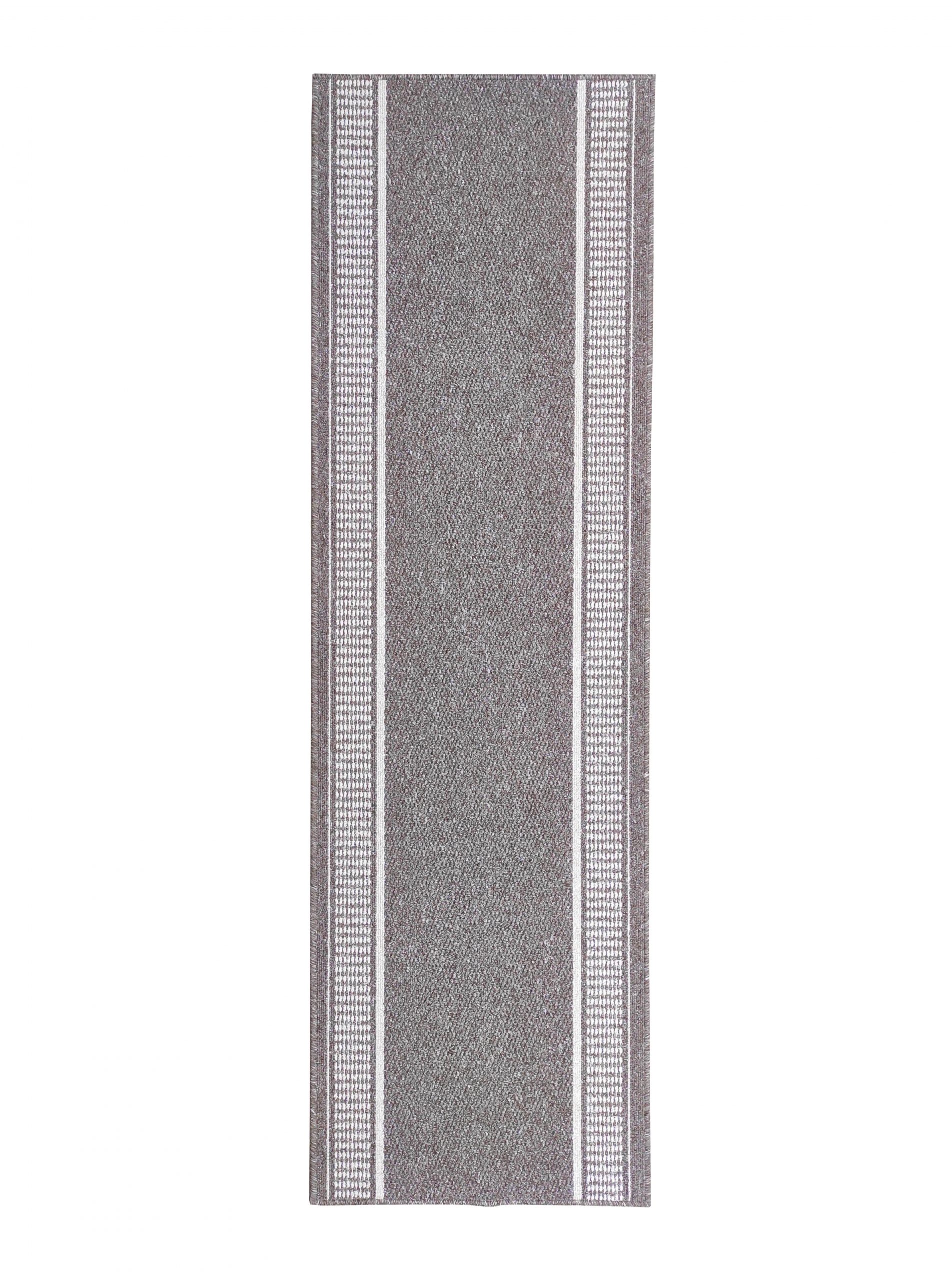 Alfombra pasillo runner 8717 color gris antracita de 67X300 cm, tadi  imperio 1979
