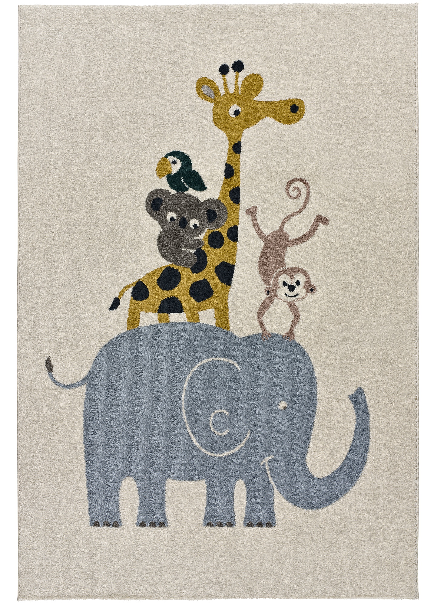 Comprar Alfombra cálida con diseño familiar de elefante para niños, alfombra  para niños, guardería, gateo, duradera, antideslizante